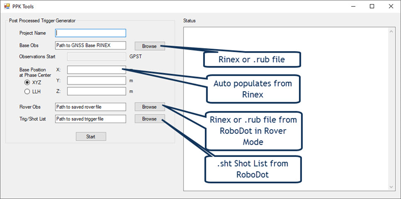 PPK Rover Tool